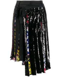 Iceberg плиссированная юбка асимметричного кроя