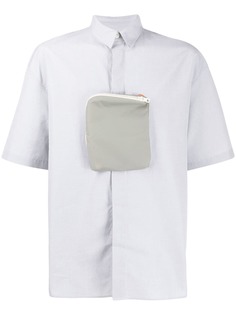Sunnei рубашка с накладным карманом на молнии