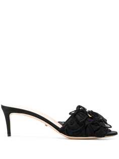 Gucci мюли с отделкой из тюля
