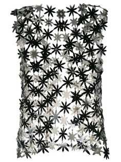 Paco Rabanne жилет из соединенных кольцами цветов