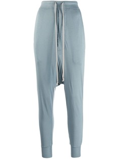 Rick Owens Lilies спортивные брюки с низким шаговым швом