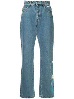 MSGM джинсы с принтом
