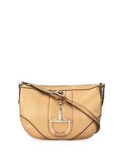 Gucci Pre-Owned сумка на плечо с эффектом металлик и декором Horsebit