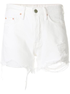 Grlfrnd джинсовые шорты с эффектом потертости