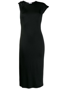 Paco Rabanne платье миди асимметричного кроя