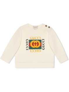 Gucci Kids толстовка с логотипом Gucci