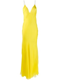 Haider Ackermann платье-комбинация с V-образным вырезом