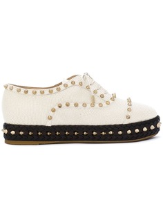 Charlotte Olympia туфли на платформе с заклепками
