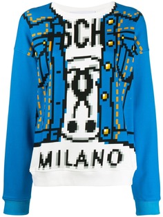 Moschino толстовка с принтом