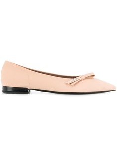 Prada балетки с бантом