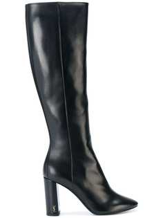 Saint Laurent сапоги на каблуке
