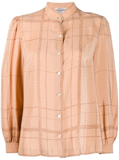 Louis Feraud Pre-Owned блузка 1970-х годов в клетку