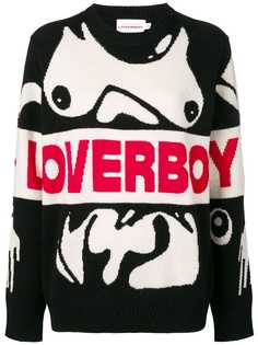 Charles Jeffrey Loverboy джемпер с логотипом вязки интарсия