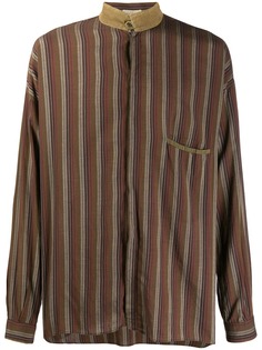 Versace Pre-Owned рубашка 1980-х годов в полоску
