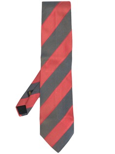 Fendi Pre-Owned галстук 1990-х годов в диагональную полоску