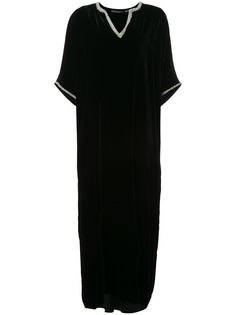 Josie Natori Couture платье-туника с бисерной отделкой