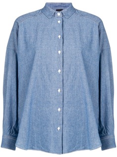 Aspesi джинсовая рубашка с длинным рукавом
