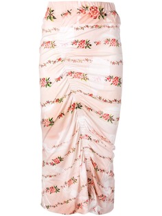 Preen By Thornton Bregazzi юбка-карандаш с цветочным принтом