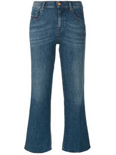 Diesel укороченные джинсы клеш