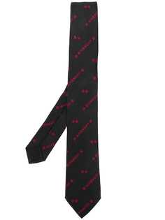 Givenchy жаккардовый галстук с монограммой