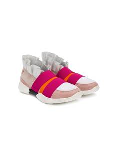 Emilio Pucci Junior кроссовки с оборками