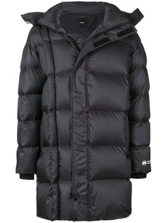 NONO9ON detachable arm padded coat