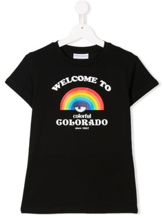 Chiara Ferragni Kids футболка с принтом Welcome to Colorado