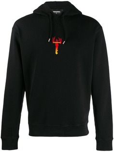 Dsquared2 толстовка с капюшоном Flame Key