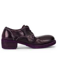 Guidi массивные туфли на шнуровке