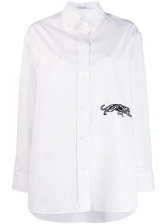 Krizia Pre-Owned рубашка оверсайз с узором