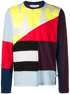 Walter Van Beirendonck футболка Flag с длинными рукавами