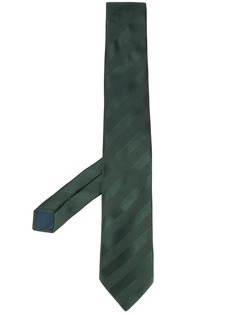 Lanvin жаккардовый галстук в полоску
