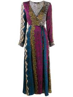 Andamane платье макси со змеиным принтом