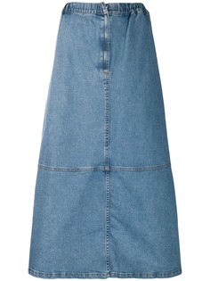 Zucca джинсовая юбка А-силуэта