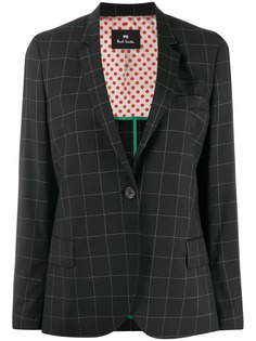 PS Paul Smith блейзер в клетку Windowpane