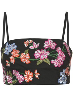 Josie Natori бралетт с вышивкой