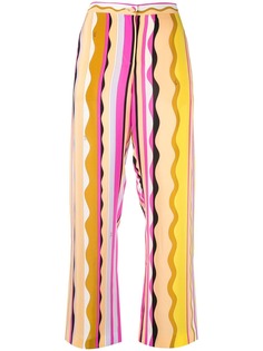 Emilio Pucci полосатые брюки прямого кроя