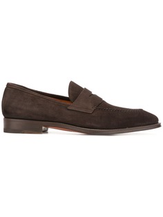 Santoni classic slip-on loafers