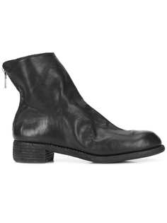 Guidi высокие ботинки с застежкой на молнию сзади
