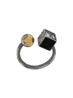 Bottega Veneta кольцо с деталью в форме куба