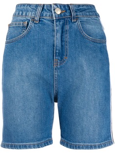 Gcds джинсовые шорты с логотипом на лампасах