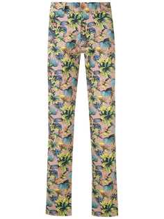 Amir Slama брюки прямого кроя с принтом
