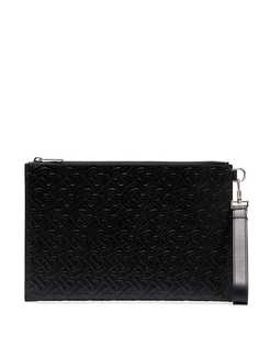 Burberry клатч с монограммой TB