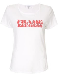 FRAME футболка с принтом Frame Records