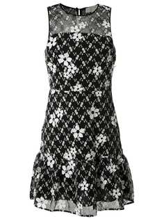 Michael Michael Kors платье мини с цветочной вышивкой