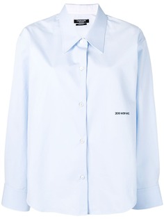 Calvin Klein 205W39nyc рубашка с вышитым логотипом