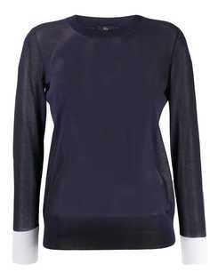 Fay прозрачный трикотажный джемпер