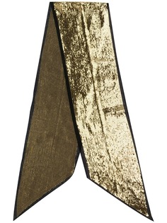 Saint Laurent узкий шарф с пайетками