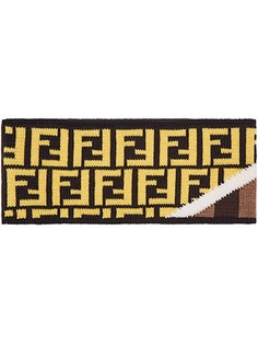 Fendi трикотажная повязка на голову с узором