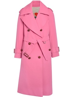 Burberry габардиновый тренч с объемными лацканами